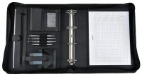 Alassio Ringbuchmappe OSI Lederimitat DIN A4 schwarz