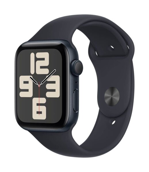 Apple Watch SE 44 mm (GPS) Sportarmband M/L  mitternacht