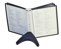 DURABLE Sichttafelsystem SHERPA soho  554001 DIN A4 schwarz mit 5 St. Sichttafeln, 1 St.