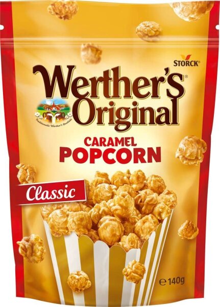 Werther’s® Original CARAMEL Popcorn 140,0 g, 1 Pack