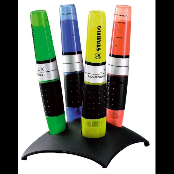 STABILO LUMINATOR Textmarker farbsortiert, 4 St.