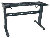 LMG elektrisch höhenverstellbares Schreibtischgestell schwarz ohne Tischplatte, T-Fuß-Gestell schwarz 130,0 - 160,0 x 57,0 cm