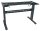 LMG elektrisch höhenverstellbares Schreibtischgestell schwarz ohne Tischplatte, T-Fuß-Gestell schwarz 130,0 - 160,0 x 57,0 cm
