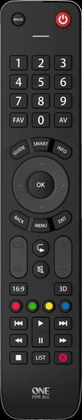 ONE FOR ALL Evolve TV Universal-Fernbedienung