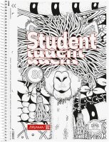 BRUNNEN Collegeblock ZENart Lineatur 27 liniert DIN A4...