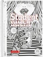BRUNNEN Collegeblock ZENart Lineatur 28 kariert DIN A4...
