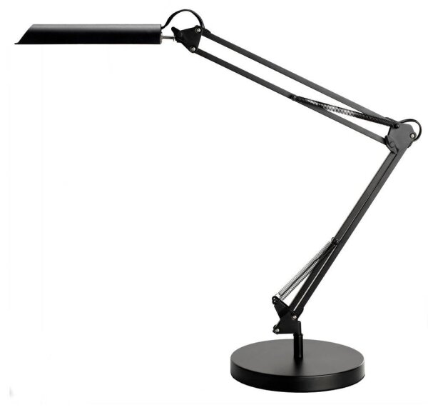 unilux SWINGO LED LED-Schreibtischlampe schwarz 11 W