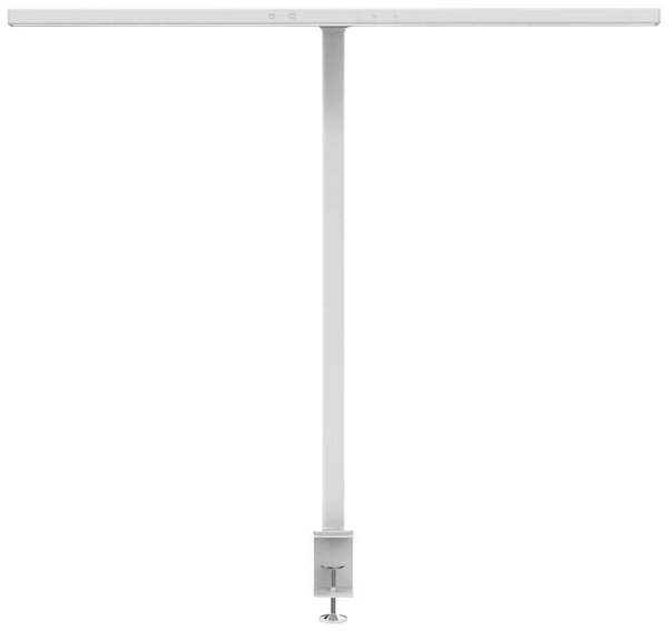 unilux STRATA LED LED-Schreibtischlampe weiß 12,7 W mit Tischklemme