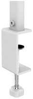 unilux STRATA LED LED-Schreibtischlampe weiß 12,7 W mit Tischklemme