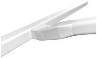 unilux STRATA LED LED-Schreibtischlampe weiß 12,7 W mit Tischklemme
