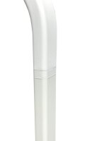 unilux STRATA LED LED-Schreibtischlampe weiß 12,7 W mit Tischklemme