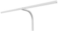 unilux STRATA LED LED-Schreibtischlampe weiß 12,7 W mit Tischklemme