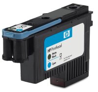 HP 70(C9404A) schwarz matt, cyan Druckkopf