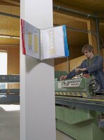 DURABLE Wand-Sichttafelsystem Wandhalter 569100 DIN A4...