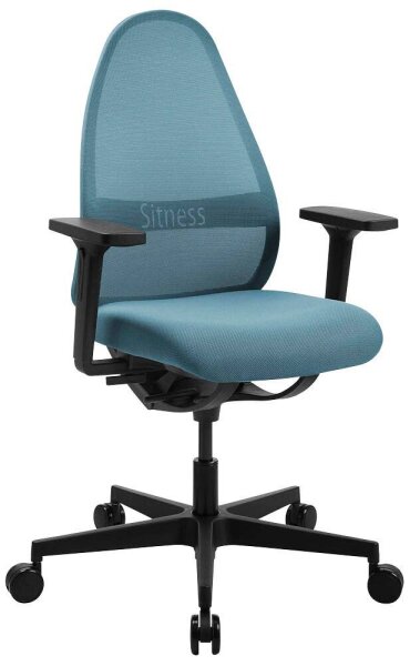 Topstar Bürostuhl Soft Sitness Art, SA50O2MX66 Stoff blau, Gestell schwarz
