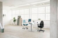 Topstar Bürostuhl Soft Sitness Art, SA50O2MX66 Stoff blau, Gestell schwarz