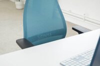 Topstar Bürostuhl Soft Sitness Art, SA50O2MX66 Stoff blau, Gestell schwarz
