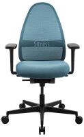 Topstar Bürostuhl Soft Sitness Art, SA50O2MX66 Stoff blau, Gestell schwarz