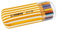 STABILO point 88 Zebrui Fineliner farbsortiert 0,4 mm, 20...