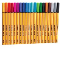 STABILO point 88 Zebrui Fineliner farbsortiert 0,4 mm, 20...
