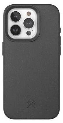 WOODCESSORIES Bio Case Handy-Cover für Apple iPhone 15 Pro schwarz