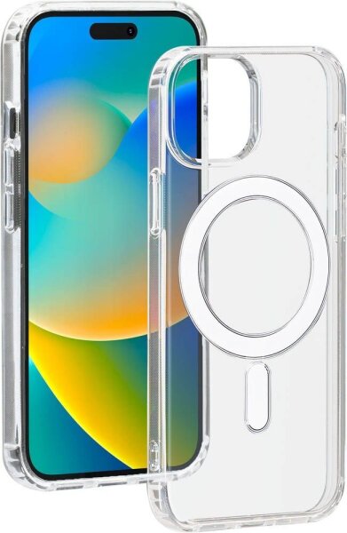 bigben Hybrid Case mit MagSafe Handy-Cover für Apple iPhone 15 transparent