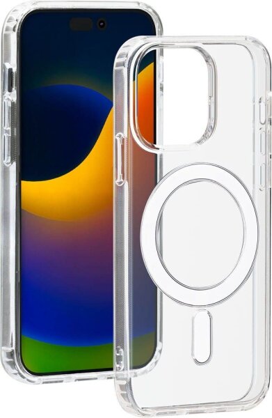 bigben Hybrid Case mit MagSafe Handy-Cover für Apple iPhone 15 Pro Max transpare  ( COVMAGIP15PM )