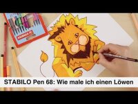 STABILO Pen 68 Zebrui Filzstifte farbsortiert, 20 St.