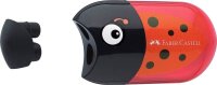 FABER-CASTELL Dosenspitzer doppelt Käfer rot