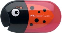 FABER-CASTELL Dosenspitzer doppelt Käfer rot