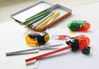 FABER-CASTELL Dosenspitzer doppelt Käfer rot