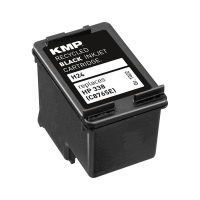 KMP H24 schwarz Druckerpatrone kompatibel zu HP 338 (C8765E)