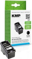 KMP H25 schwarz Druckerpatrone kompatibel zu HP 339 (C8767E)