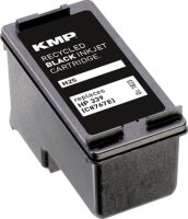 KMP H25 schwarz Druckerpatrone kompatibel zu HP 339 (C8767E)