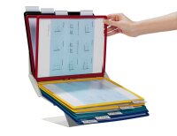 DURABLE Sichttafelsystem Vario® Pro 10 557900 DIN A4 farbsortiert mit 10 St. Sichttafeln, 1 St.