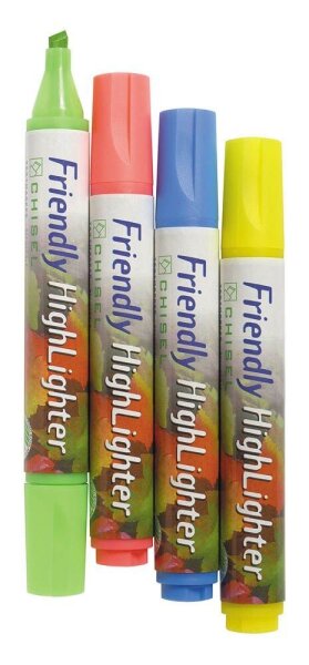 BALLOGRAF® Friendly Medium Textmarker farbsortiert, 4 St.