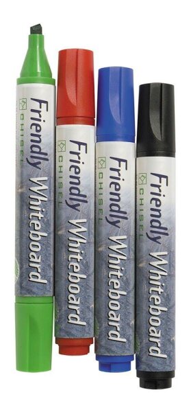 BALLOGRAF® Friendly Medium Whiteboard-Marker-Set farbsortiert 2,0 - 5,0 mm, 4 St.
