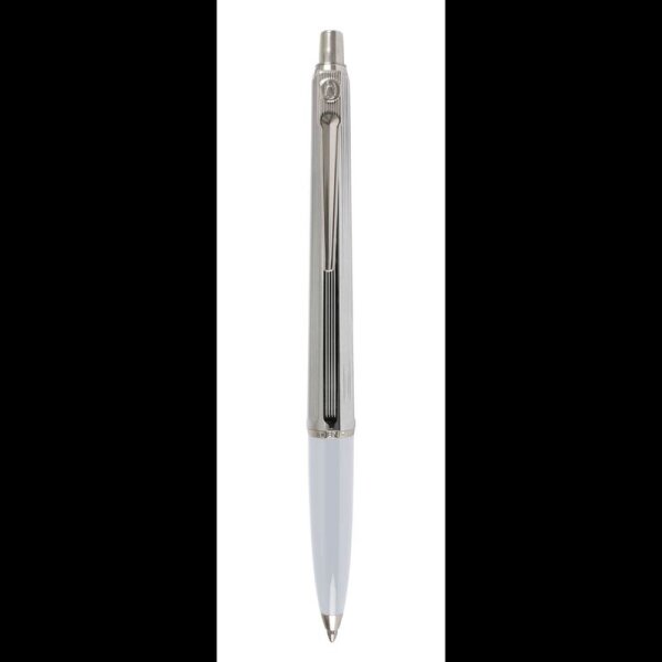 BALLOGRAF® Kugelschreiber Epoca Chrome weiß, Schreibfarbe: blau, 1 St.
