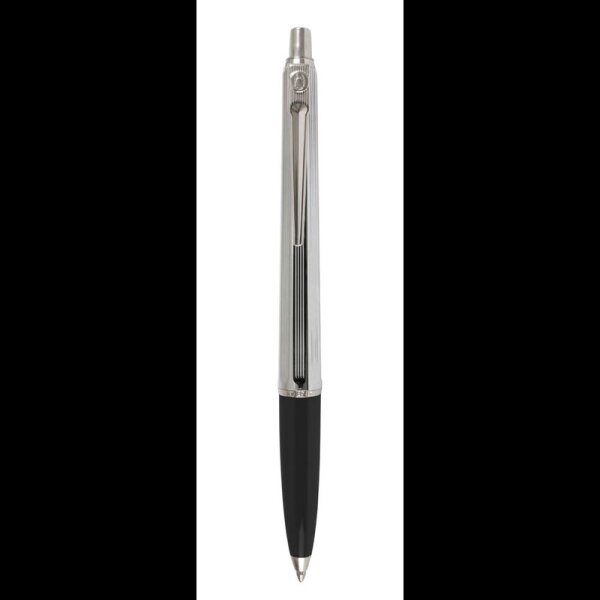 BALLOGRAF® Kugelschreiber Epoca Chrome schwarz, Schreibfarbe: blau, 1 St.