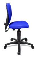 Topstar Kinderdrehstuhl High Scool®, 70570BB60 Stoff blau, Gestell schwarz