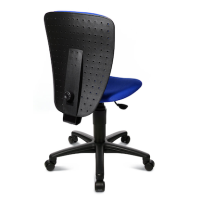 Topstar Kinderdrehstuhl High Scool®, 70570BB60 Stoff blau, Gestell schwarz