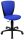 Topstar Kinderdrehstuhl High Scool®, 70570BB60 Stoff blau, Gestell schwarz