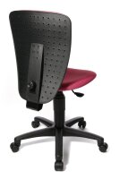Topstar Kinderdrehstuhl High Scool®, 70570BB10 Stoff rosa, Gestell schwarz