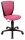Topstar Kinderdrehstuhl High Scool®, 70570BB10 Stoff rosa, Gestell schwarz
