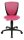 Topstar Kinderdrehstuhl High Scool®, 70570BB10 Stoff rosa, Gestell schwarz