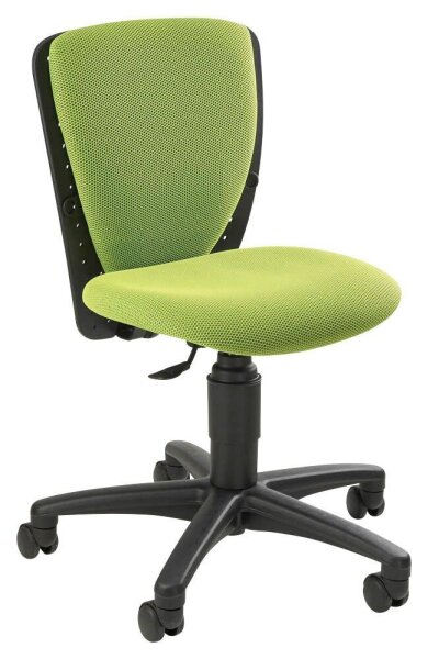 Topstar Kinderdrehstuhl High Scool®, 70570BB50 Stoff grün, Gestell schwarz