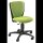 Topstar Kinderdrehstuhl High Scool®, 70570BB50 Stoff grün, Gestell schwarz