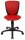 Topstar Kinderdrehstuhl High Scool®, 70570BB20 Stoff rot, Gestell schwarz