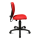 Topstar Kinderdrehstuhl High Scool®, 70570BB20 Stoff rot, Gestell schwarz