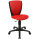 Topstar Kinderdrehstuhl High Scool®, 70570BB20 Stoff rot, Gestell schwarz
